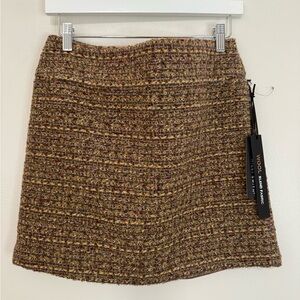 Willi Smith NWT Tweed skirt in a brown color way size 6